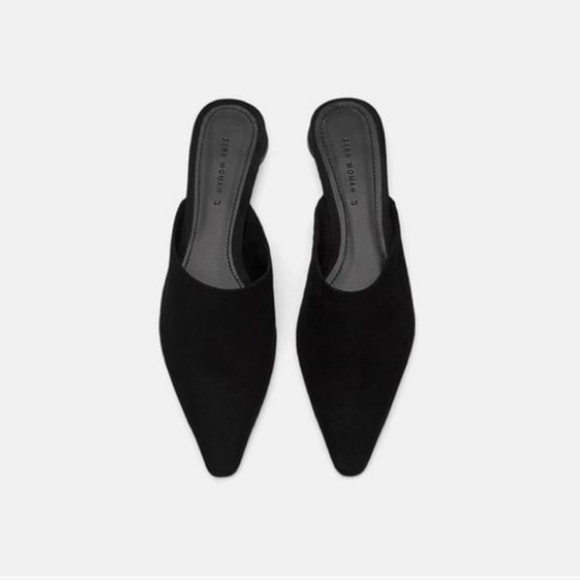 Zara LEATHER Soft Mule - Picture 3 of 4